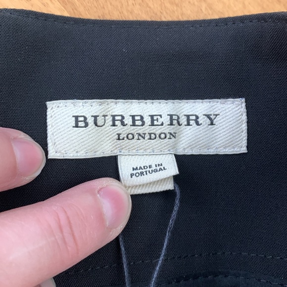 Burberry London Women's Size 20 Black Skirt Classic 98% Wool Lined Knee Length - Picture 5 of 14